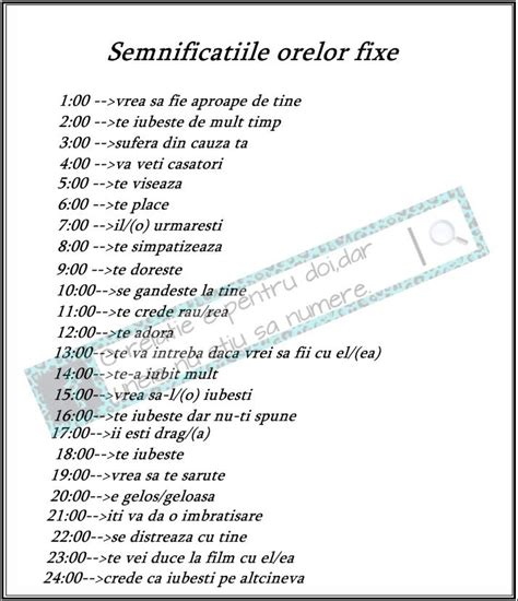 ce înseamnă cand vezi ore fixe|Semnificatia orelor fixe si duble